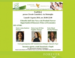 Conferenza Forever Living Napoli - 4 Agosto 2014