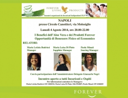 Conferenza Forever Living Napoli - 4 Agosto 2014