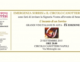 L'INCANTO DI UN SORRISO - ASTA DI VINI - Venerd 25 settembre ore 20,00